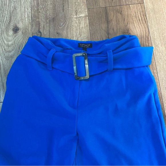 Blue Topshop Women’s Trouser Pants - Picture 3 of 5